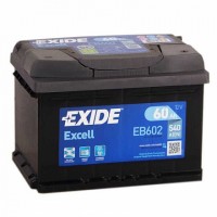 аккумулятор 6СТ-60Ah EXIDE EXCELL EB602 о.п. низкий